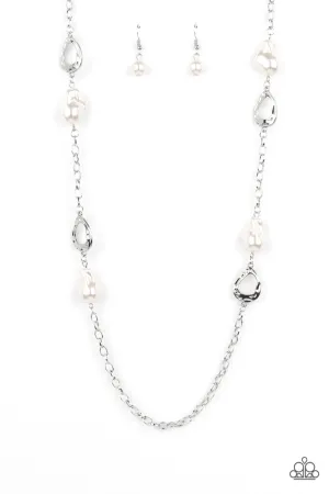 Rustic Refinery White Paparazzi Necklace