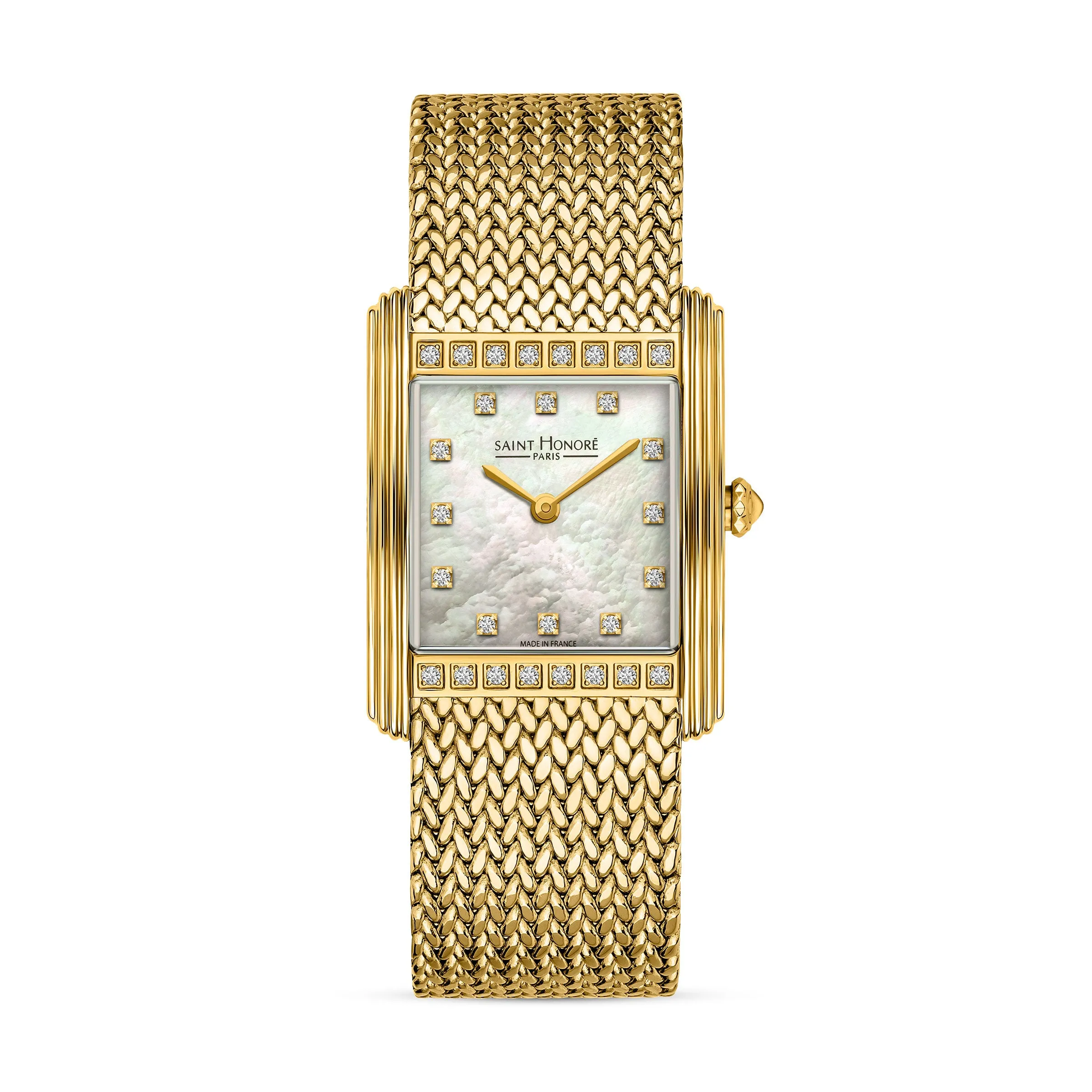 Saint Honore Palais Royal Women's MOP Dial Gold Plated Watch