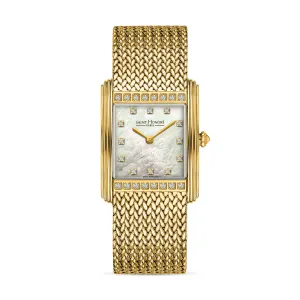 Saint Honore Palais Royal Women's MOP Dial Gold Plated Watch
