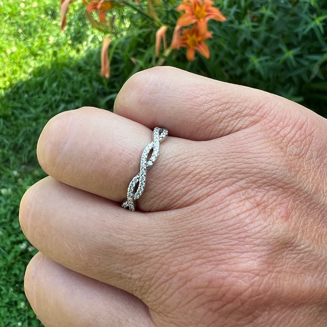 SALE - Twist Eternity Band