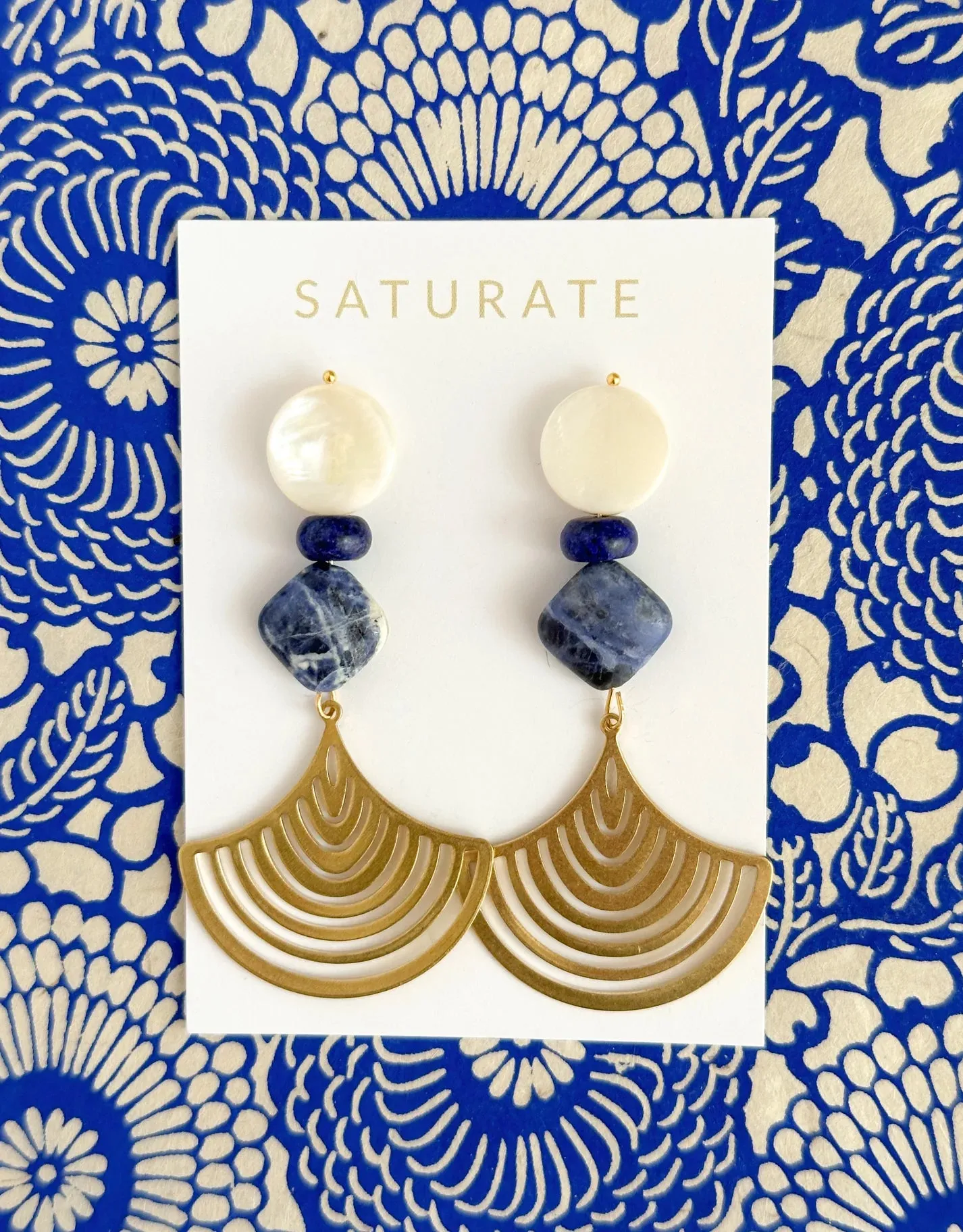 Saturate Azure Earring