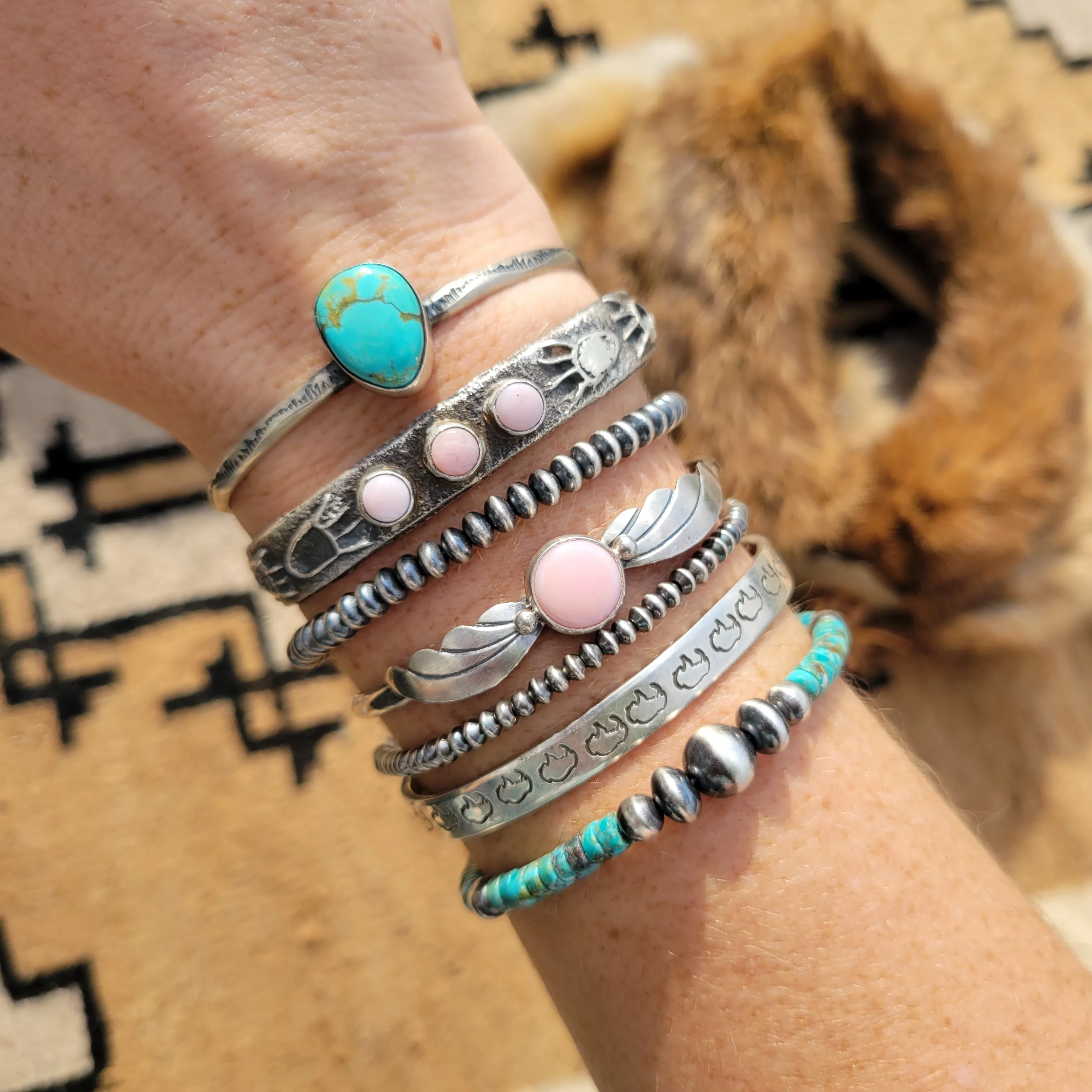 Saucer Pearl Bracelets 3-4mm
