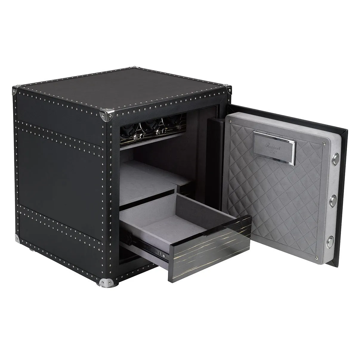 Savoy Quad Watch Winder Safe