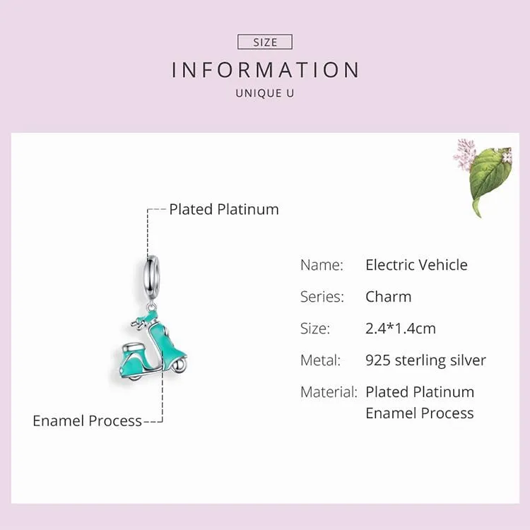 Scooter Pendant Charm