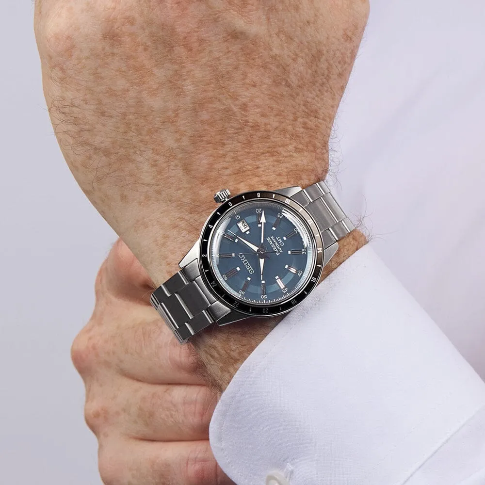 Seiko Presage SSK009J Blue and Silver Men's Watch