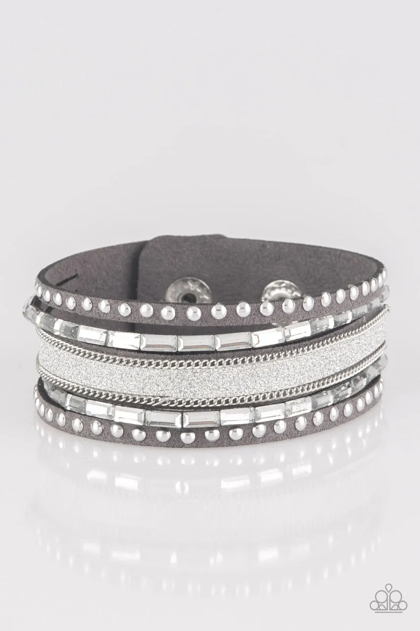 Seize the Sass Silver Paparazzi Bracelet
