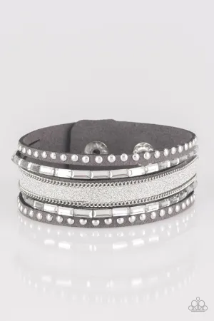 Seize the Sass Silver Paparazzi Bracelet
