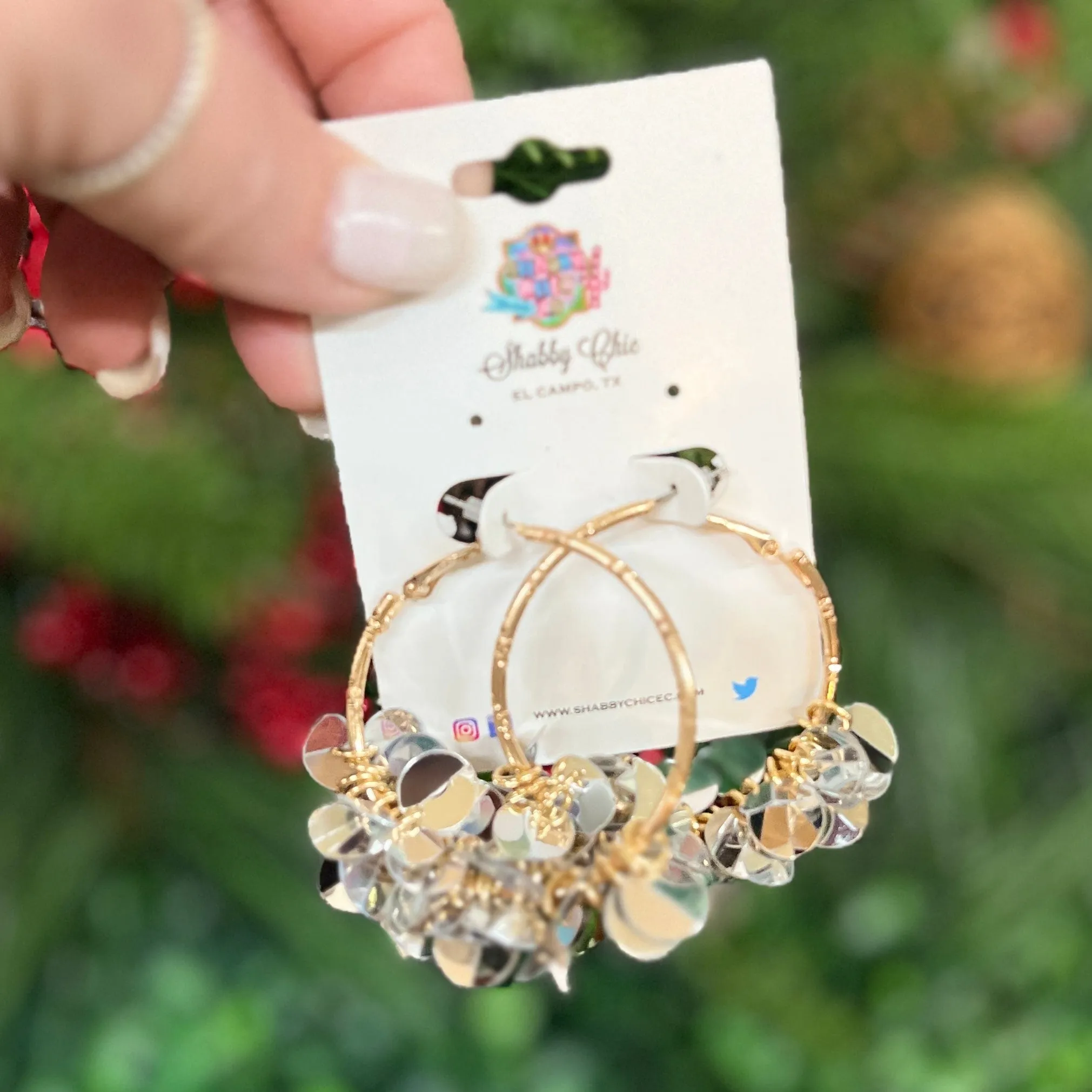 Sequin Spangle Earrings