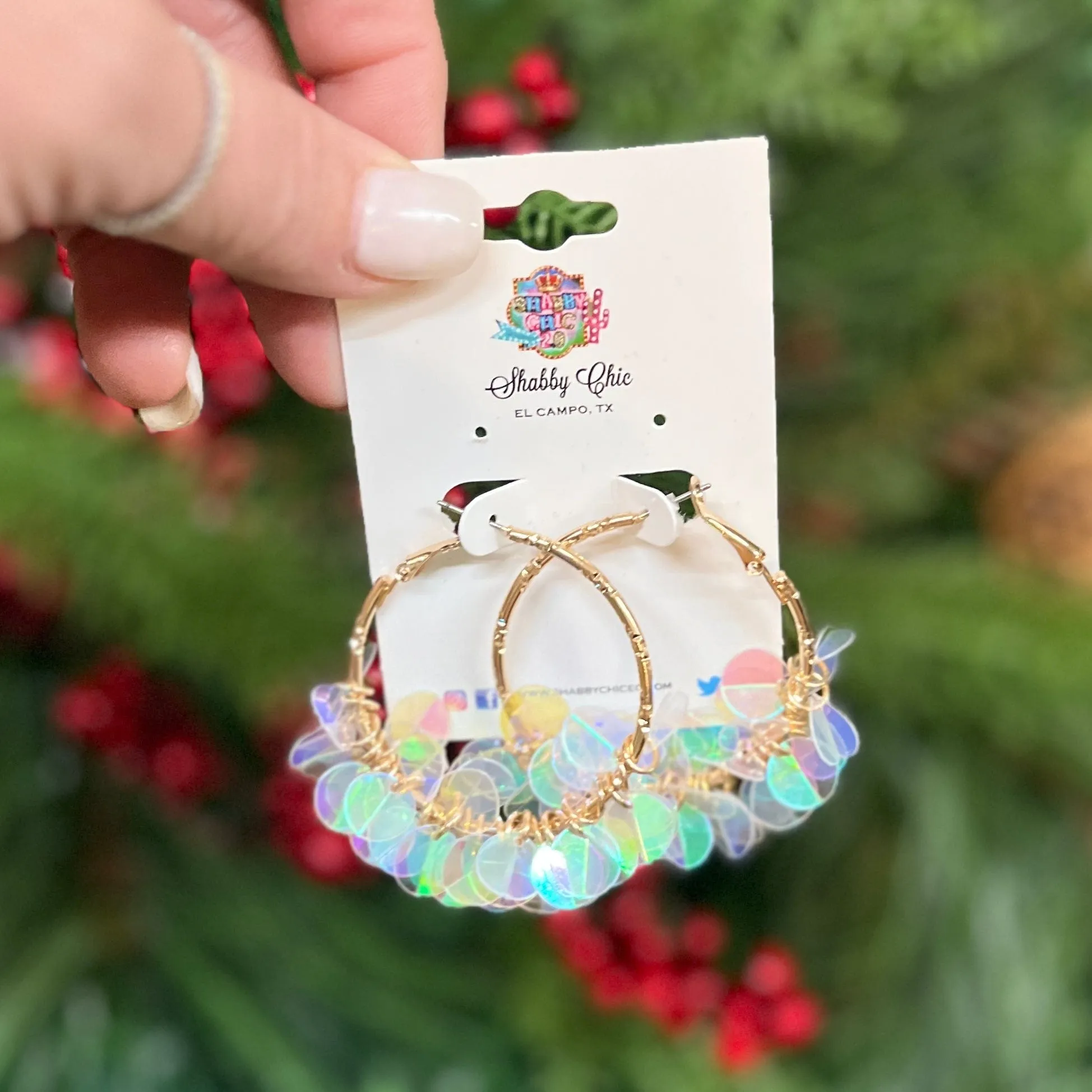 Sequin Spangle Earrings