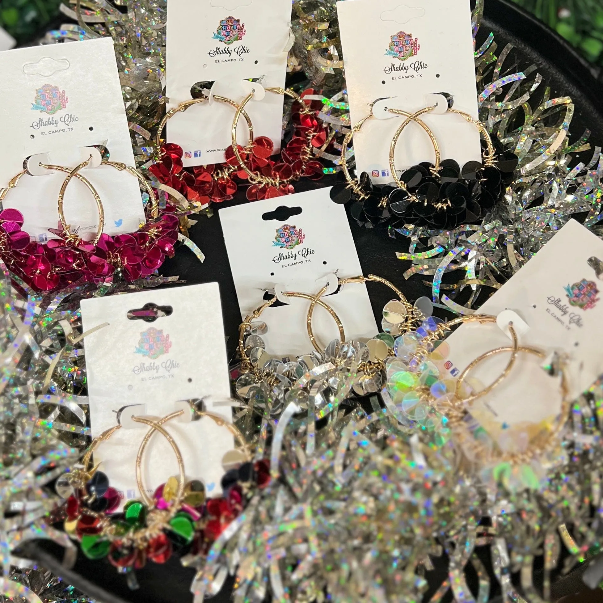 Sequin Spangle Earrings