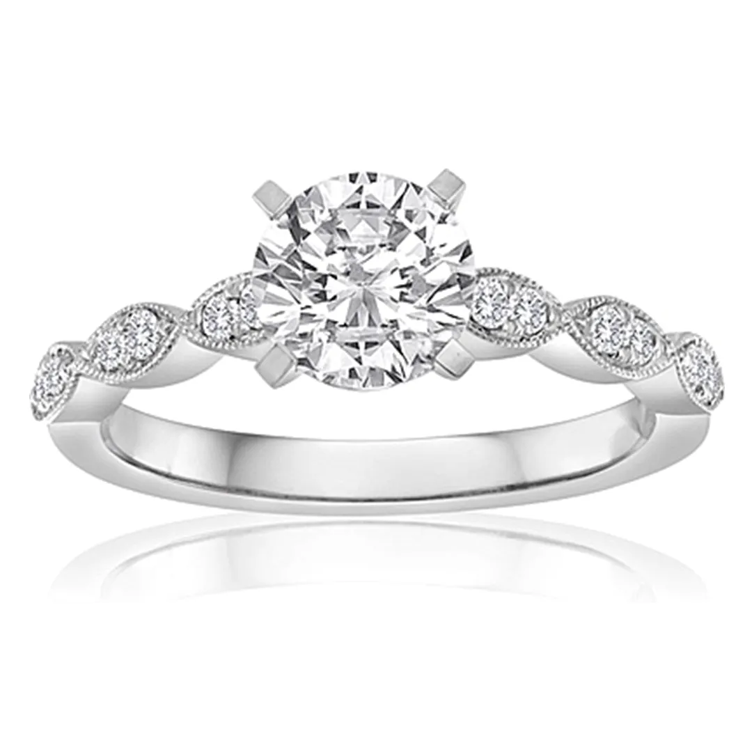 Signature Pave Diamond Engagement Ring