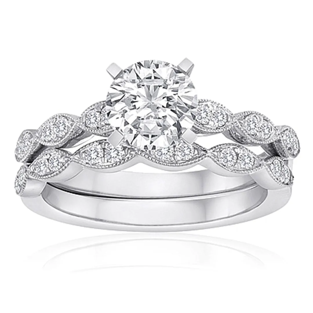 Signature Pave Diamond Engagement Ring