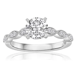 Signature Pave Diamond Engagement Ring