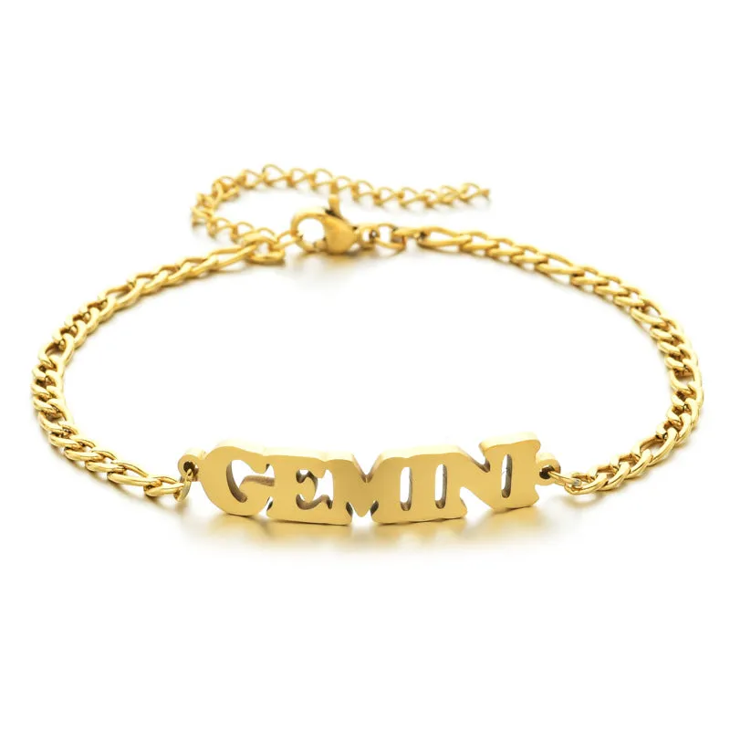 Signature Zodiac Bracelet (Select your Sign)