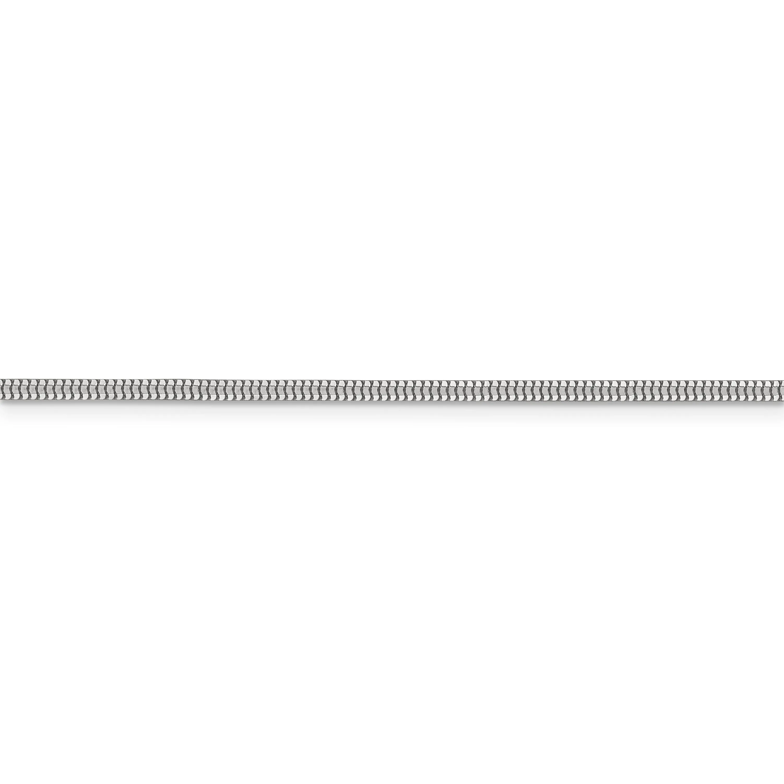 Silver D.C 1.95-mm Hollow Round Snake Chain
