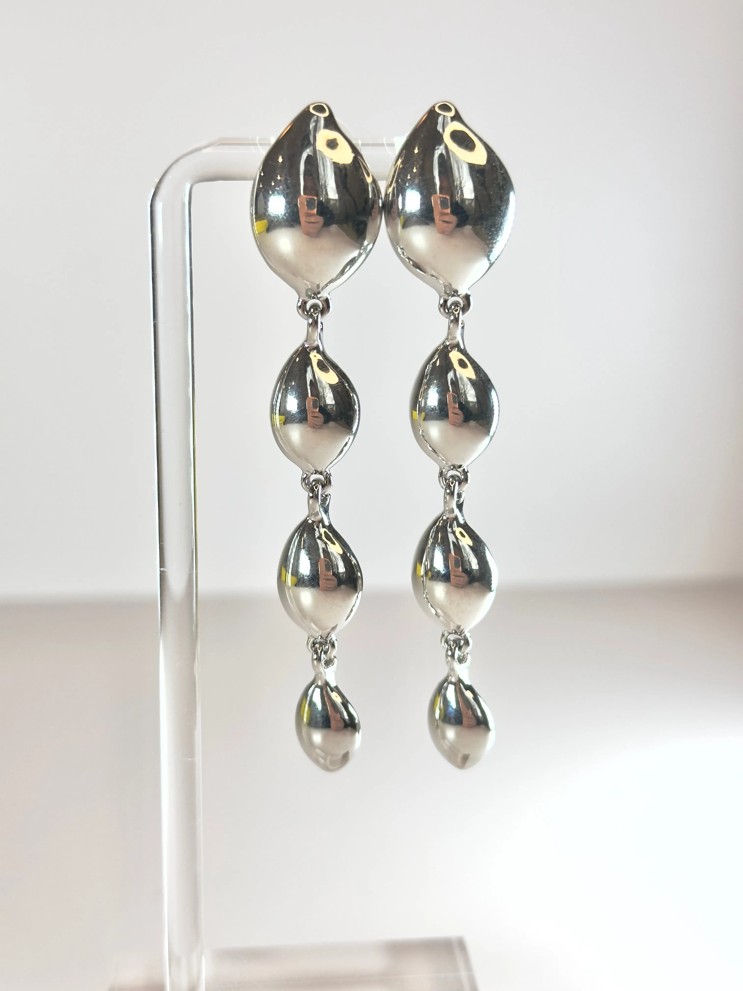 Silver Drop Earring
