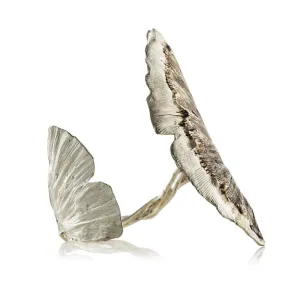 Silver Ginkgo Bracelet