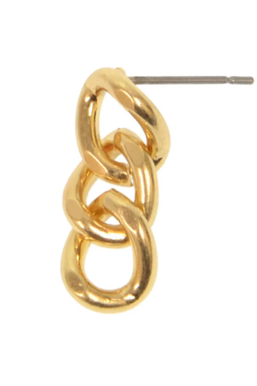 Silver Link Earrings