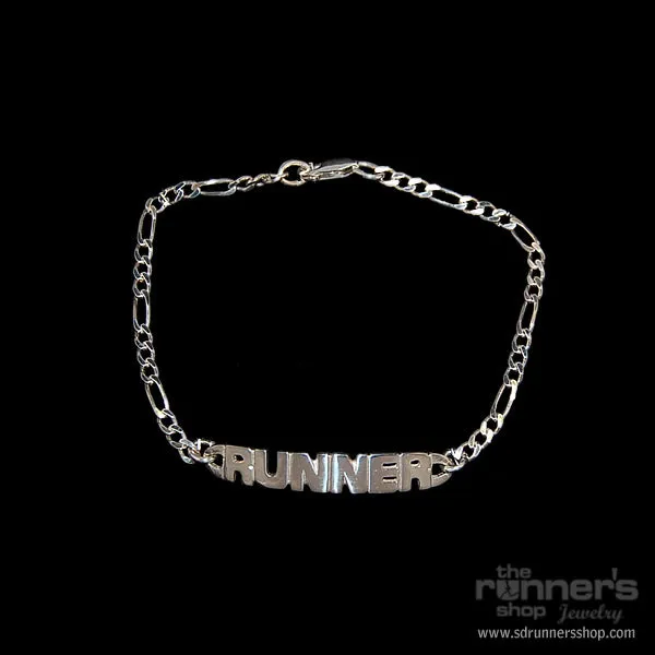 Silver "Runner" Bracelet