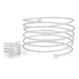SILVER RINGS AND BANGLE #SQ3537S (OH27)