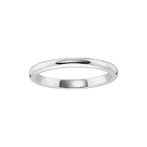 Simple Gold Band - 1.8MM Half Round