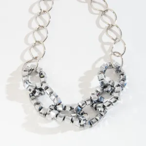 Skylar Beaded Link Necklace
