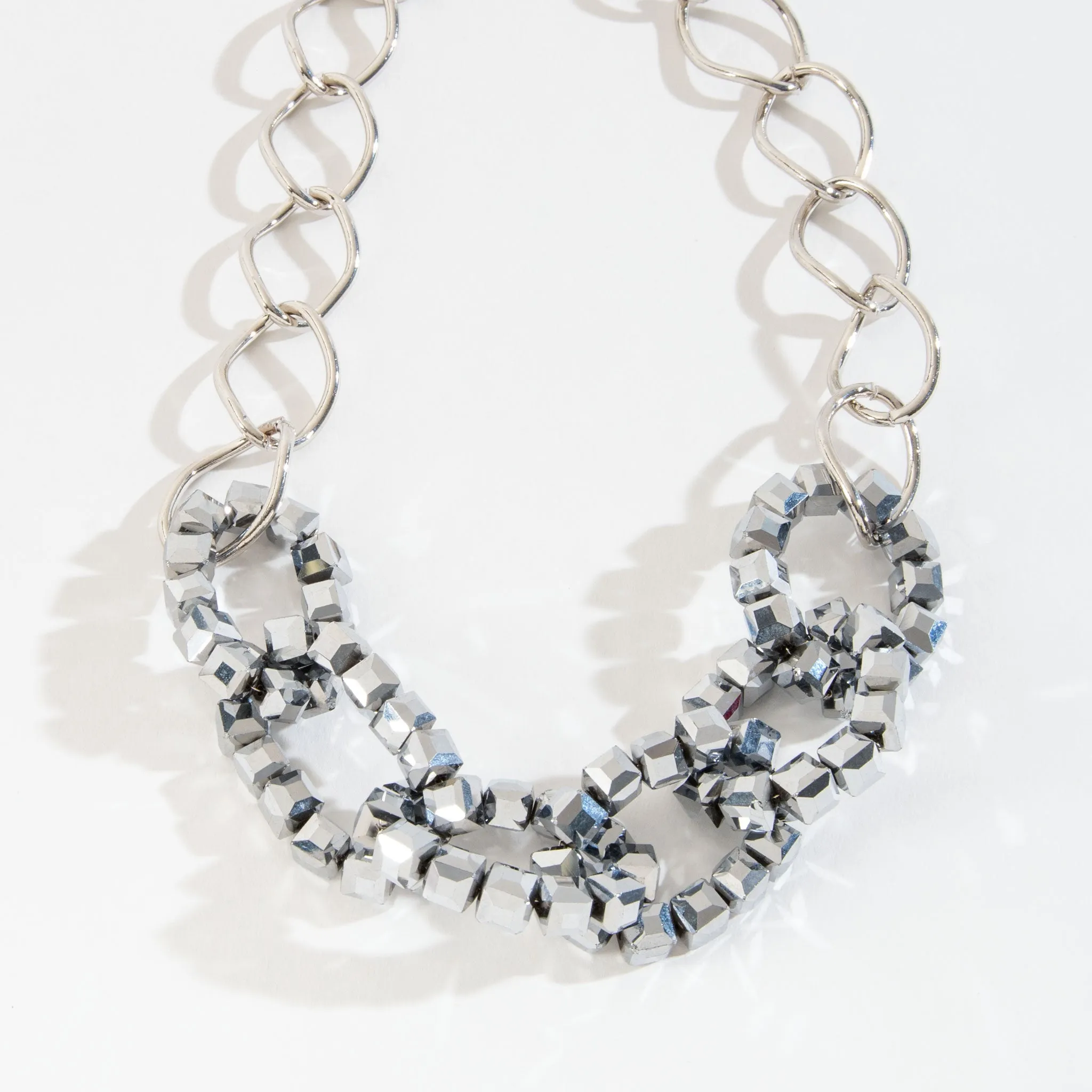 Skylar Beaded Link Necklace