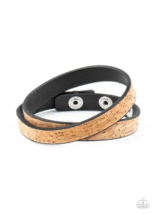 Space Warp Brown Paparazzi Bracelet