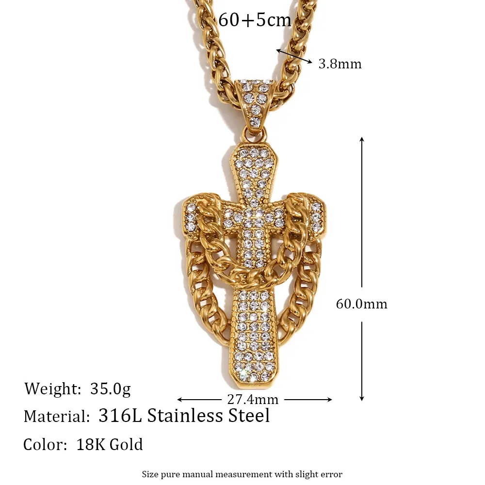 Sparkling Cross necklace