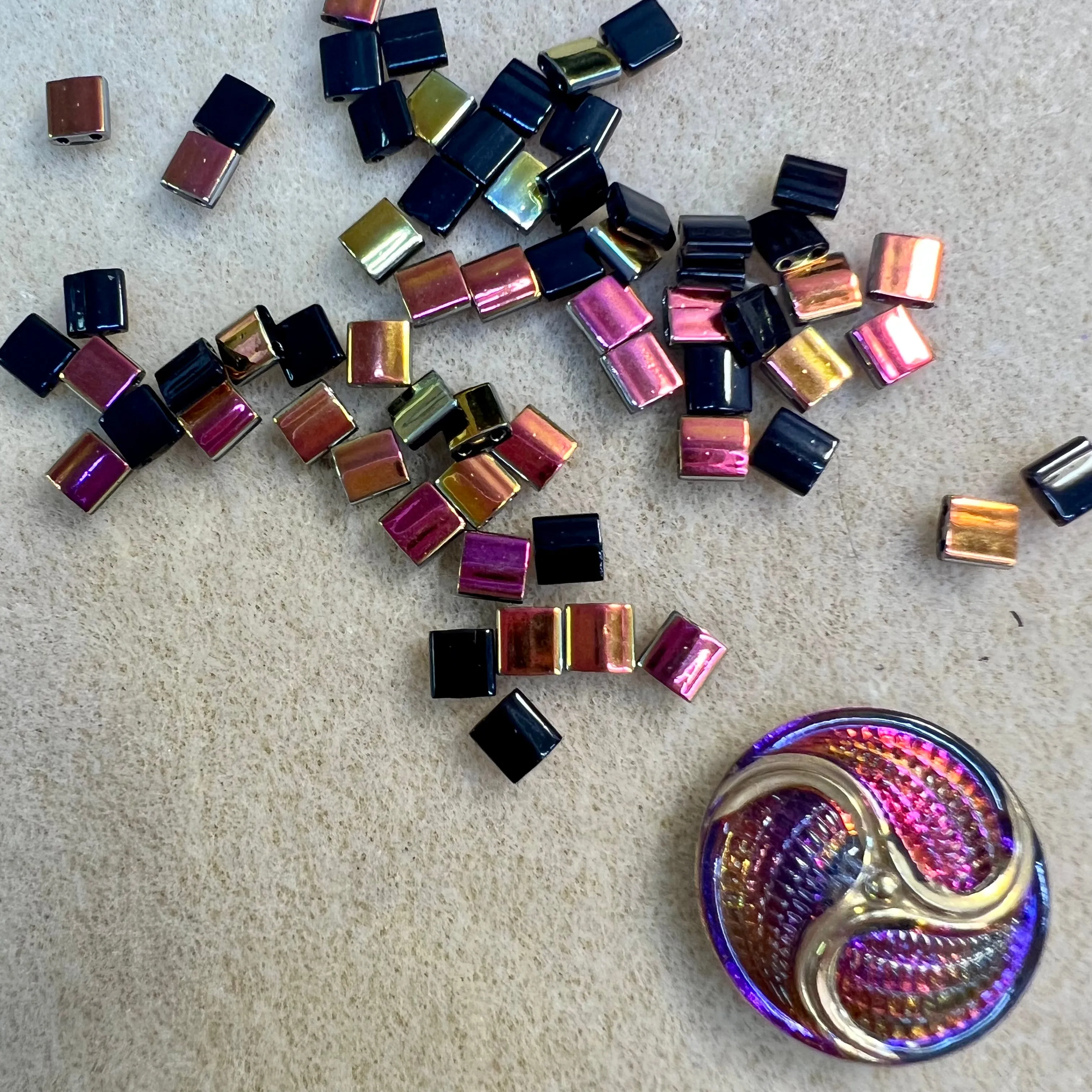 Sparkly Sunset Gold cuff