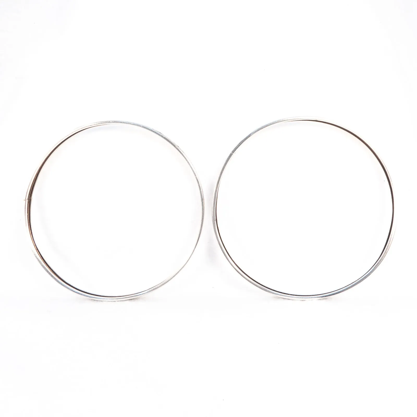 Sterling Silver Bangle Bracelets - set of 2