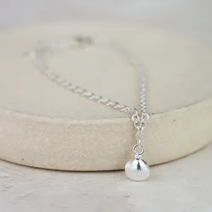 Sterling Silver Cornish Shell Bracelet