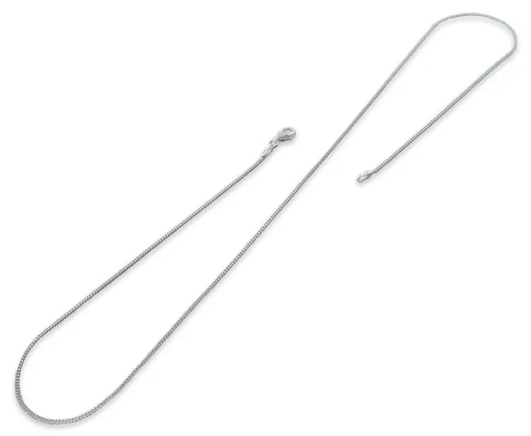Sterling Silver Curb Chains 1.2MM