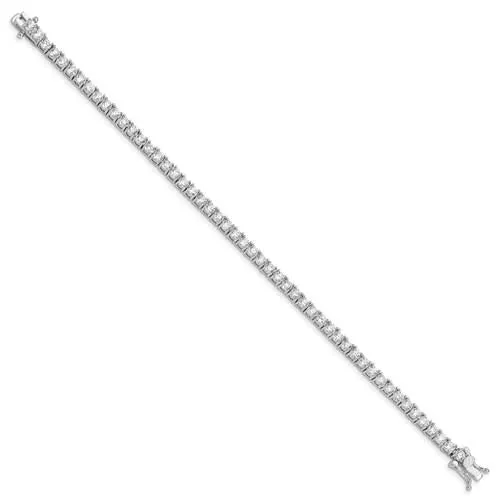Sterling Silver CZ Tennis Bracelet 7"