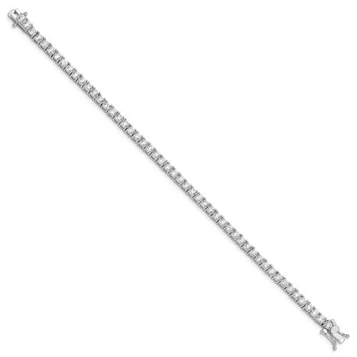 Sterling Silver CZ Tennis Bracelet 7"