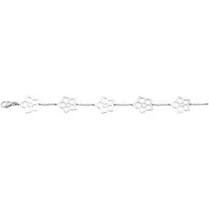 Sterling Silver Forget Me Not Bracelet