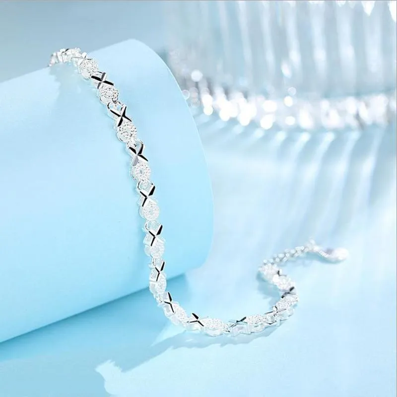 Sterling Silver Hugs and Kisses Bracelets