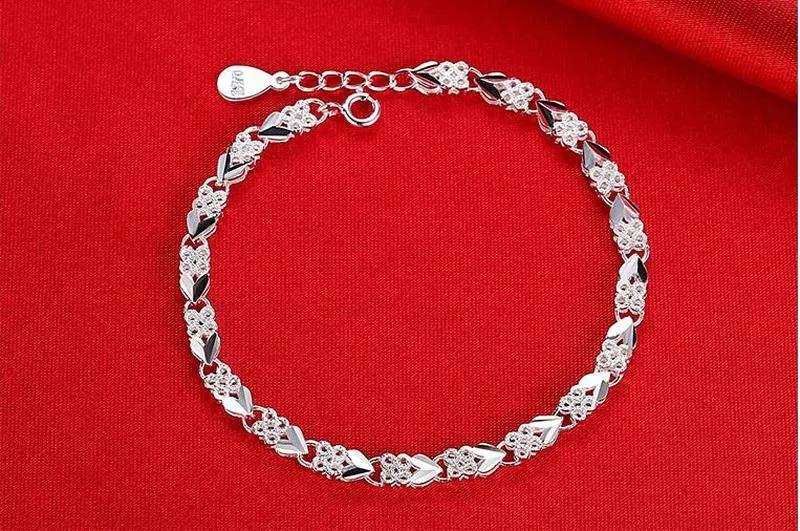 Sterling Silver Hugs and Kisses Bracelets