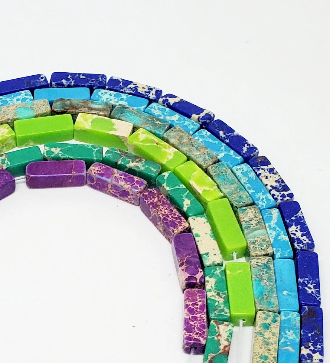 Sterling Silver Semi-Precious Gemstone Bracelet Bangle 20 gauge wire