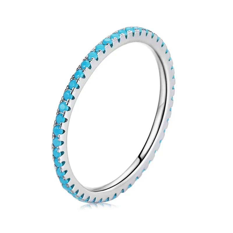 Sterling Silver Simple Rings For Women Wedding Engagement Heart Rings