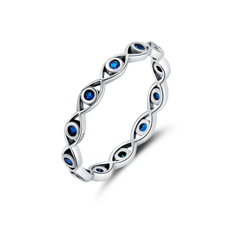 Sterling Silver Simple Rings For Women Wedding Engagement Heart Rings
