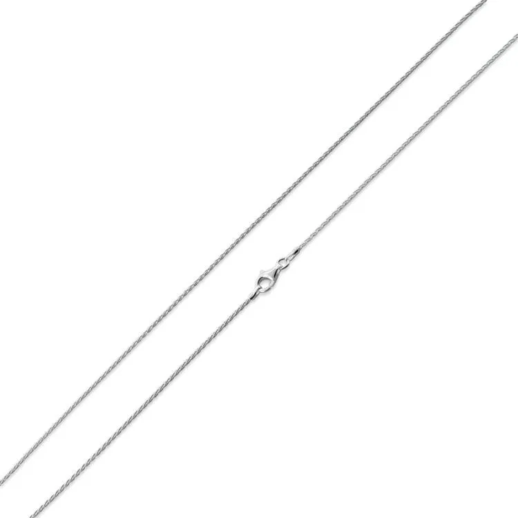 Sterling Silver Spiga Chains 1.2MM