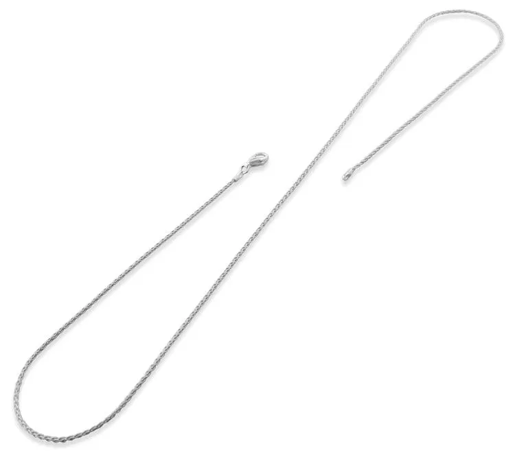 Sterling Silver Spiga Chains 1.2MM