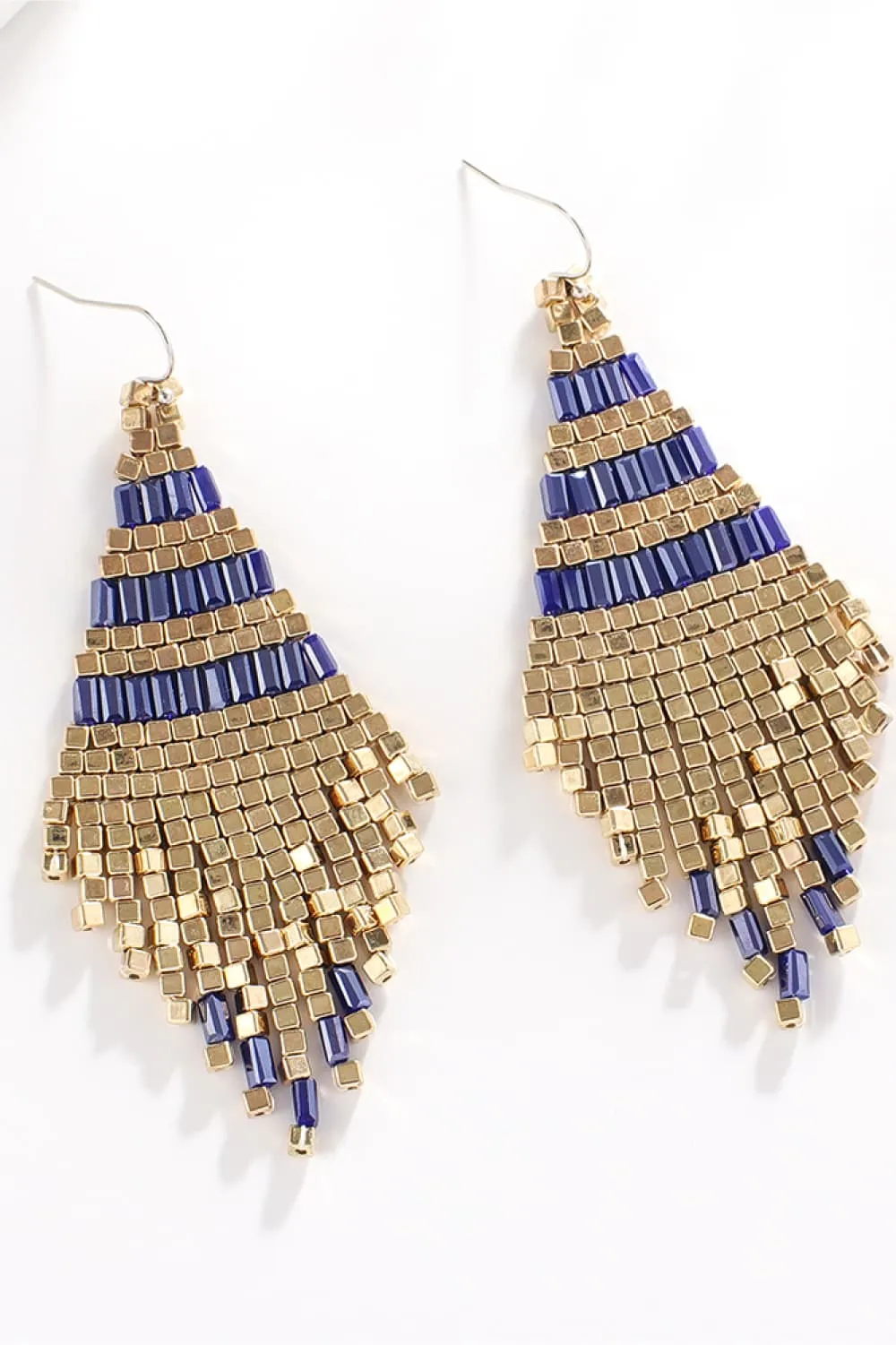 Stylish Beaded Dangle Earrings