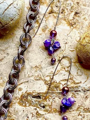 Succession Amethyst Earrings