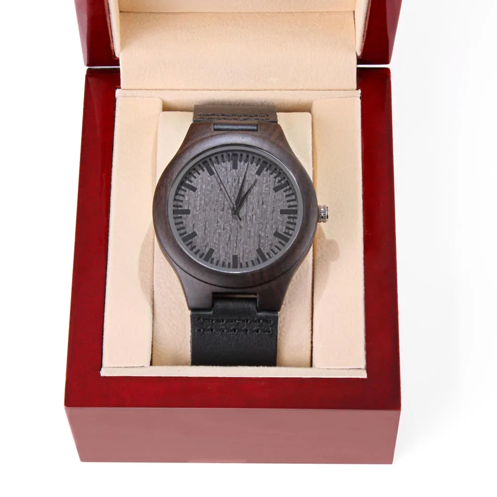 Super Doctor Physician's Luxury Wooden Watch