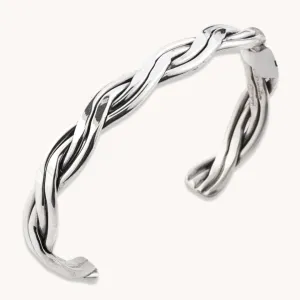 Tahe Braided Silver Bracelets