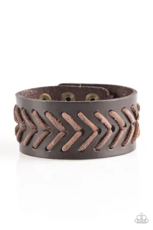 Take Me Out to the Ball Game Brown Paparazzi Bracelet