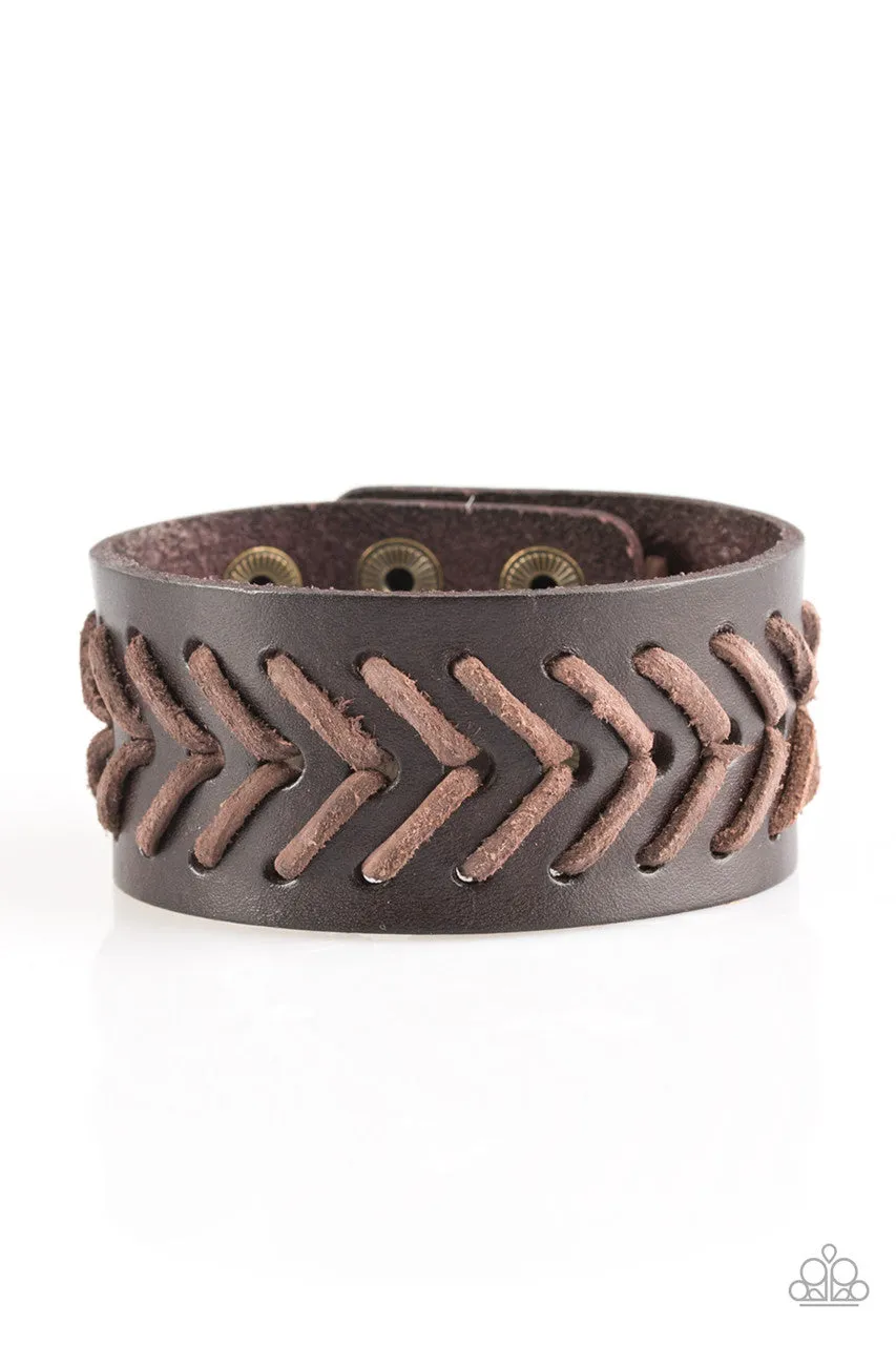 Take Me Out to the Ball Game Brown Paparazzi Bracelet