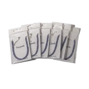Tanzanite Sterling Silver Bracelet - 6 pack